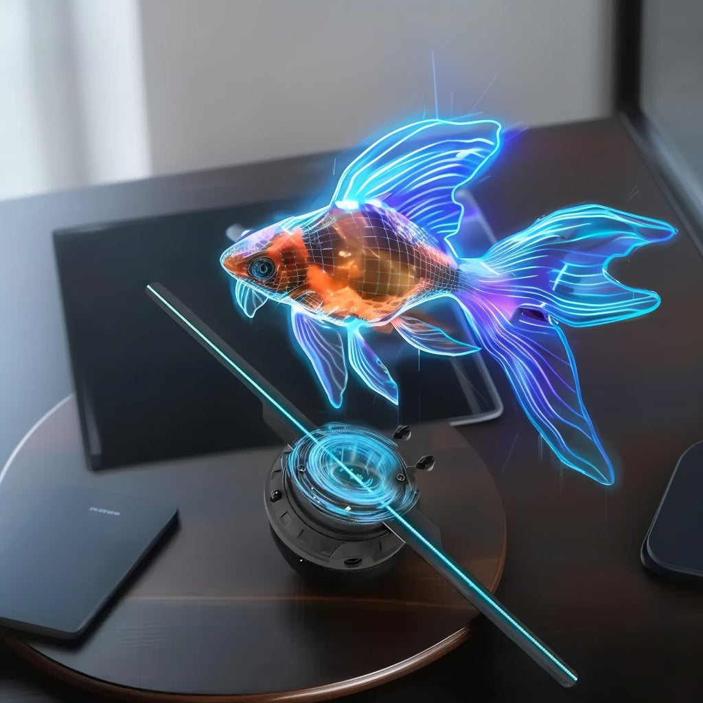 3D Holographic Projector Fan for Gaming Rooms