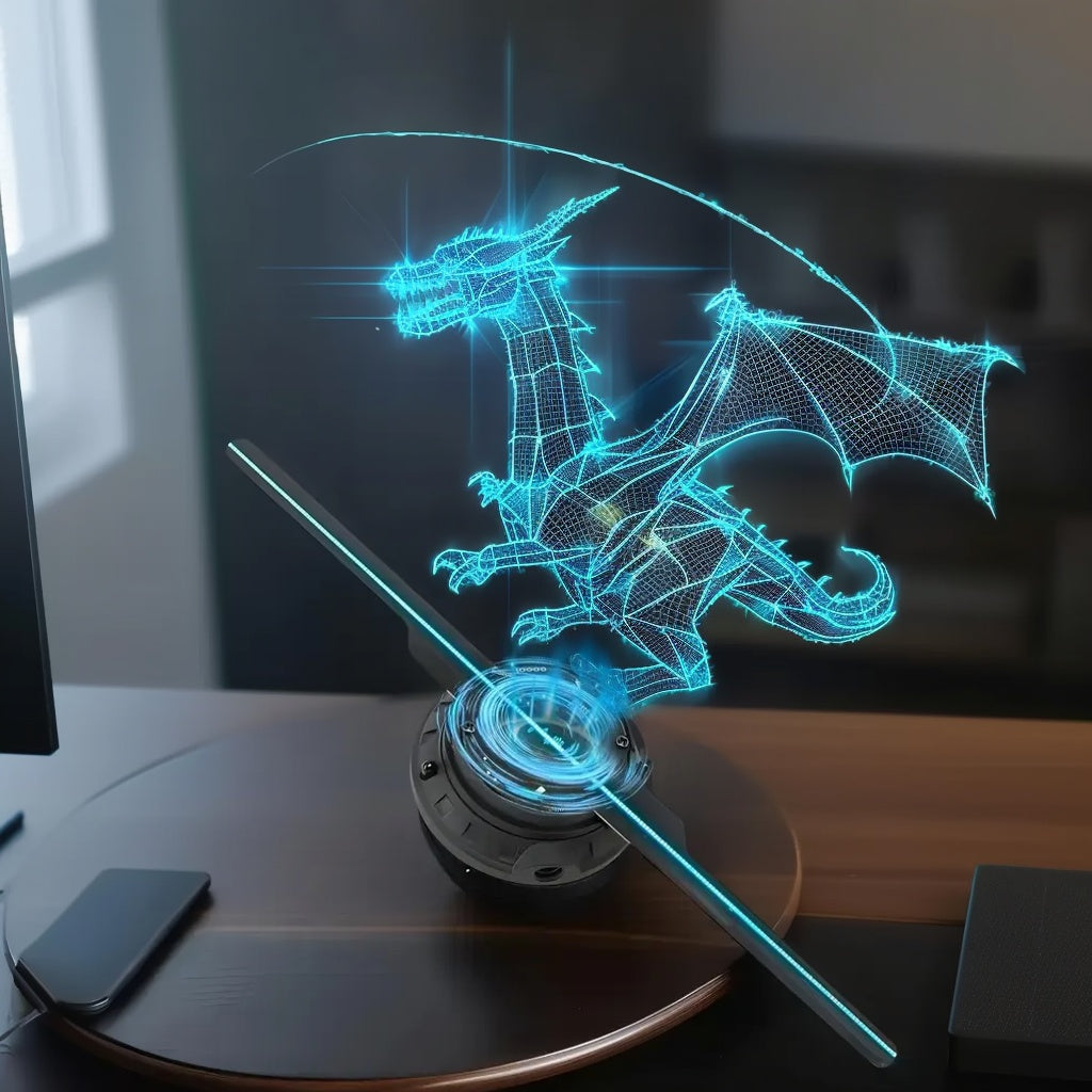 3D Holographic Projector Fan for Gaming Rooms