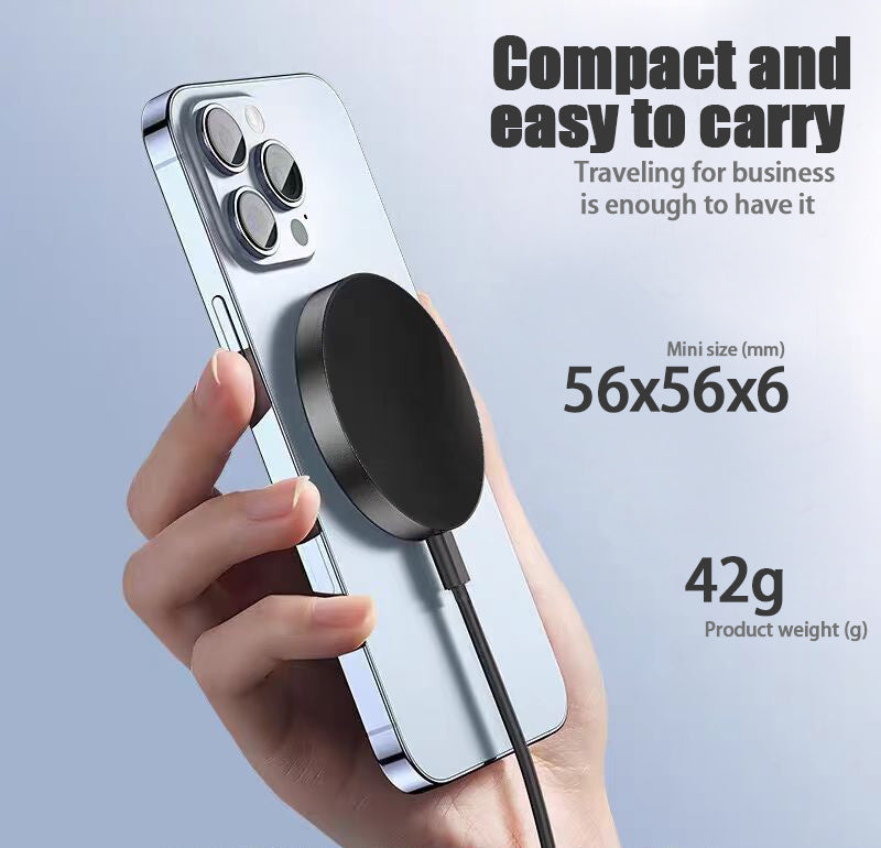 15W Magnetic Wireless Charger (Qi2 Certified)