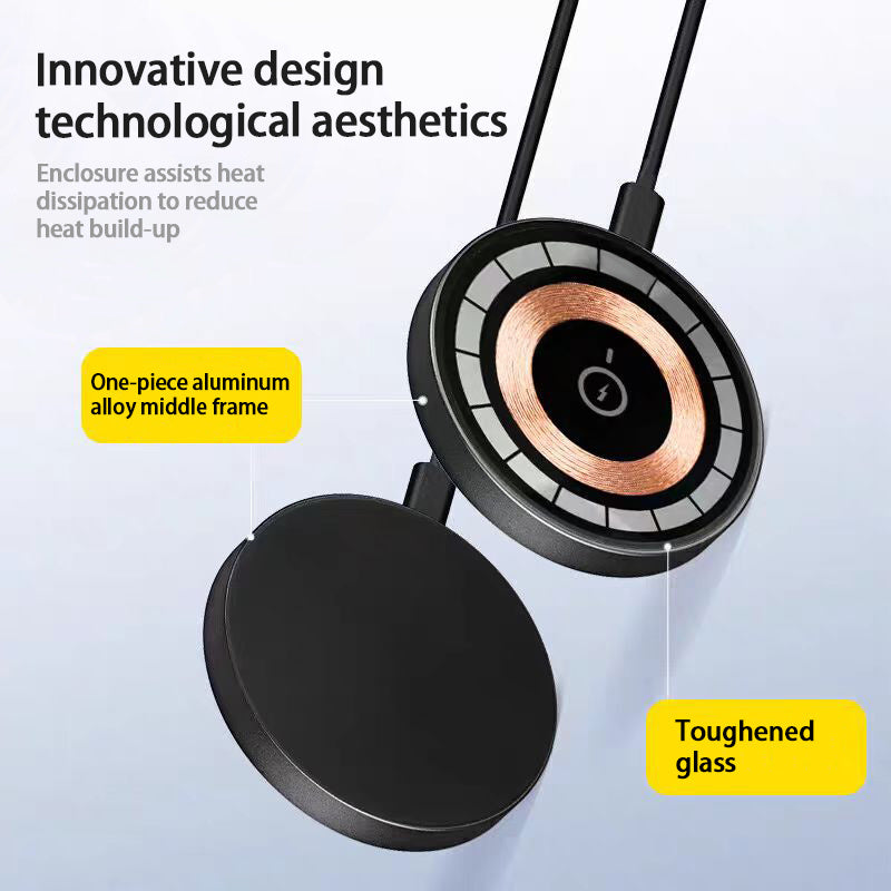 15W Magnetic Wireless Charger (Qi2 Certified)